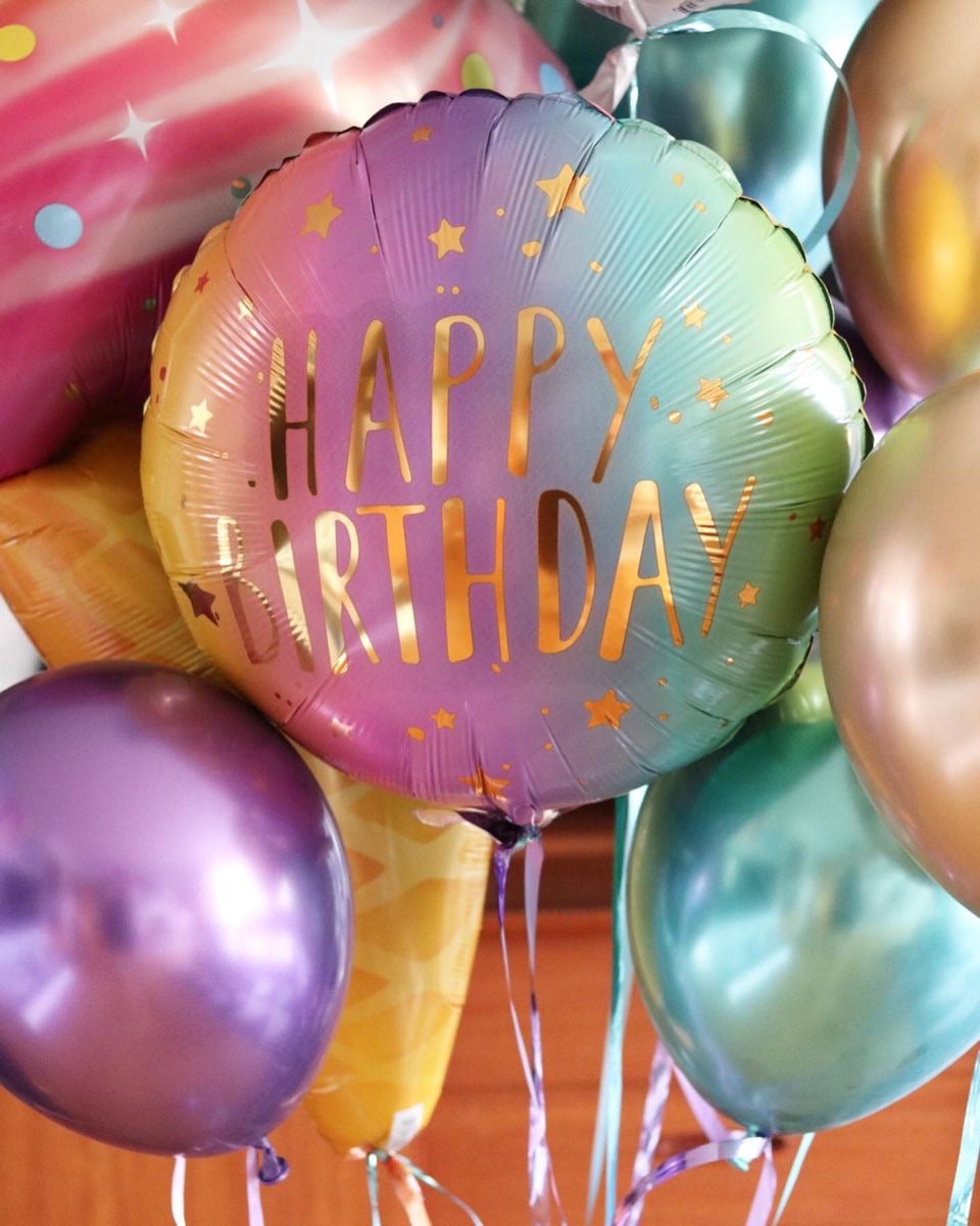 Foil Happy Birthday Balloon